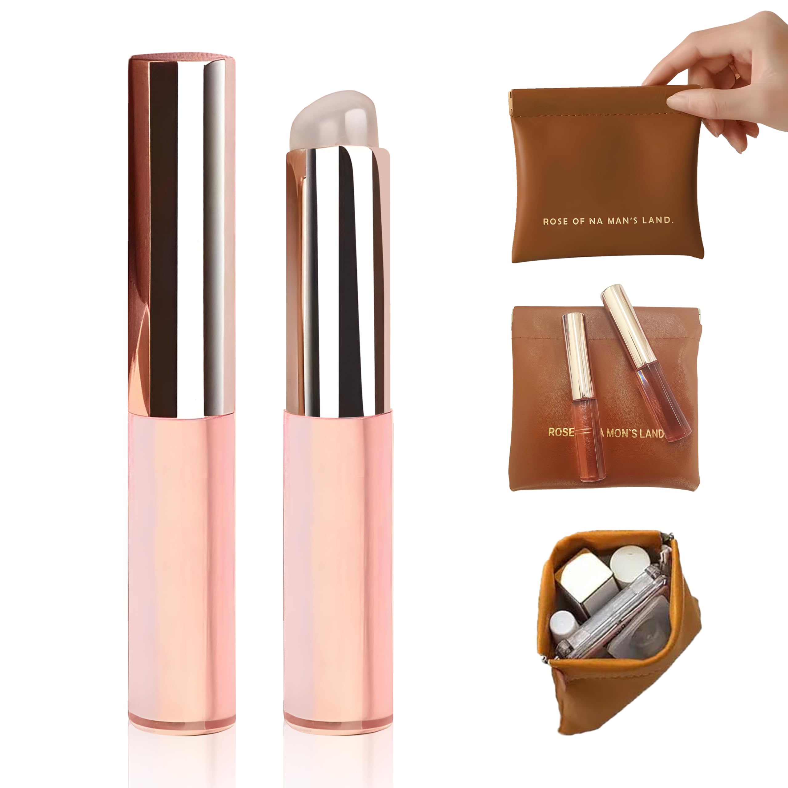 2-Pack Silicone Lip Brushes for Smooth Application