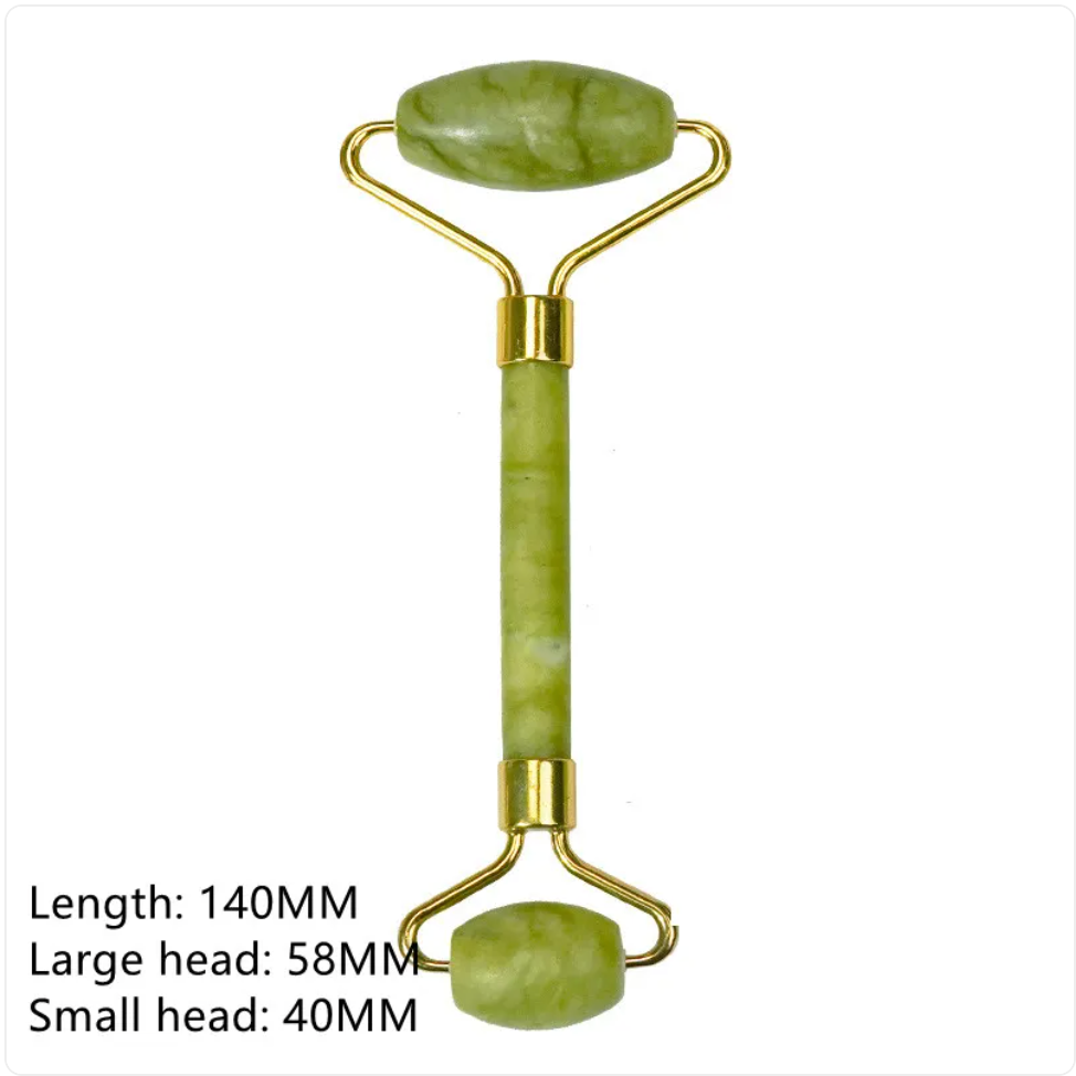 Jade Massage Roller & Scraper Set